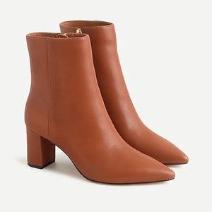 J.Crew pointed-toe leather Sadie boot 8.5
